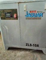 上海宝山区转让一套18年捷豹螺杆空压机冷冻式干燥机储气罐可试机可以提供售后可质保