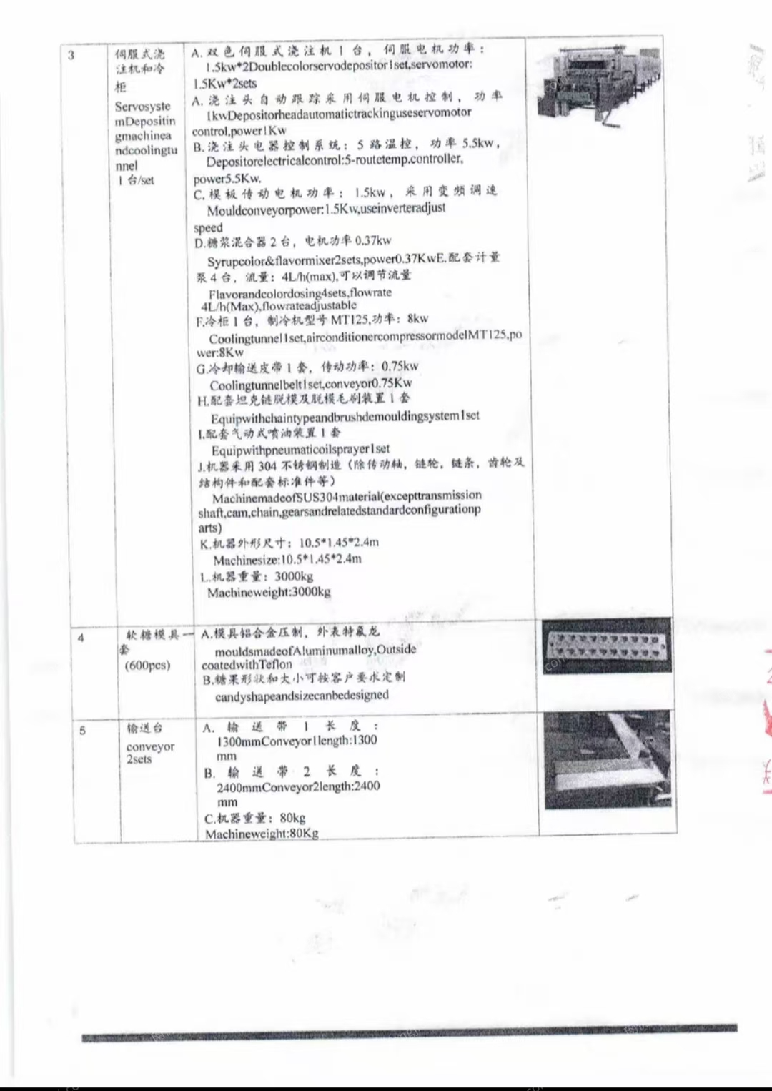 其它二手食品机械价格