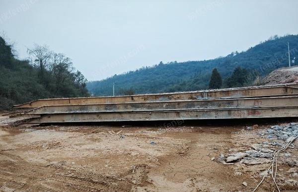 福建福州转让45工字钢栈桥17米*1.2米*4根