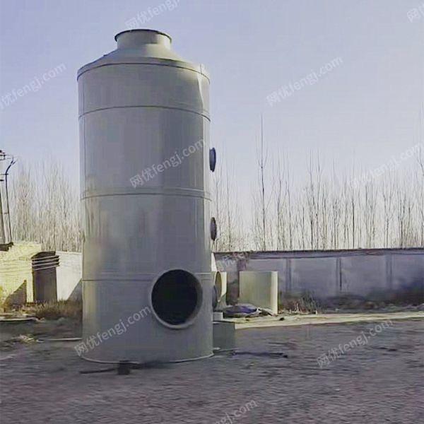 除尘净化塔 立式循环水泵除烟除味水淋塔 废气处理设备转让