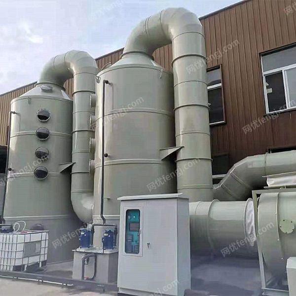 烧柴炉降温压尘喷淋塔 工业车间除烟除味废气处理水淋净化塔 废气处理设备价格