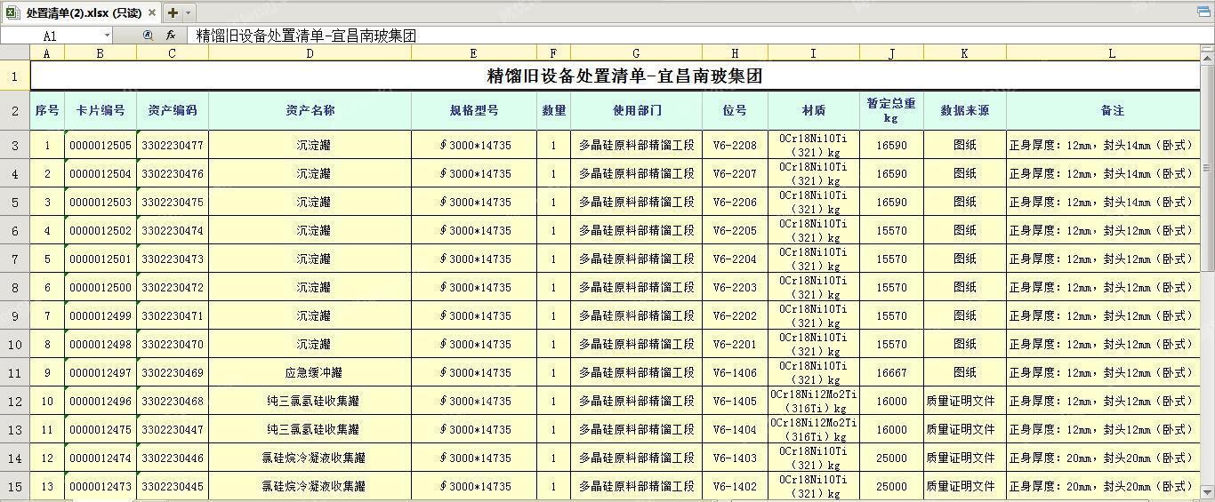 二手储罐回收