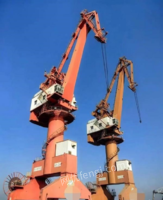 江苏扬州转让2007年武汉船用机械厂出品40吨龙门吊