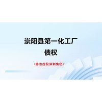 崇阳县第一化工厂的债权招标公告