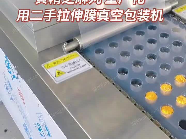 处理黄精芝麻丸二手拉伸膜真空包装机 视频