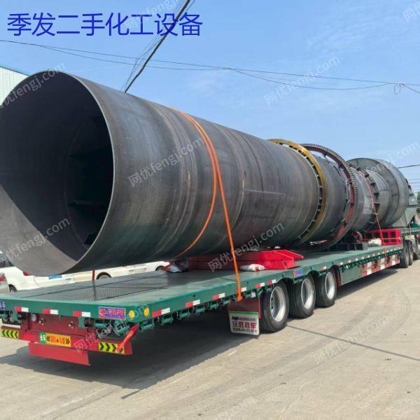 二手無機肥滾筒烘干機 稻谷刮板回轉(zhuǎn)式烘干木屑干燥設(shè)備 受熱均勻 二手烘干機價格
