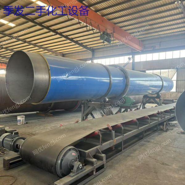 二手無機肥滾筒烘干機 稻谷刮板回轉(zhuǎn)式烘干木屑干燥設(shè)備 受熱均勻 二手烘干機出售