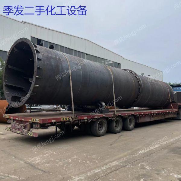 二手河沙滾筒烘干機 碳渣污泥連續(xù)式烘干污泥干燥設(shè)備 傳導式加熱 二手烘干機出售