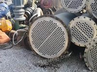 二手列管冷凝器  无缝管列管冷凝器 120平方全不锈钢冷凝器