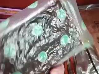闲置处理大袋面筋二手拉伸膜真空包装机...