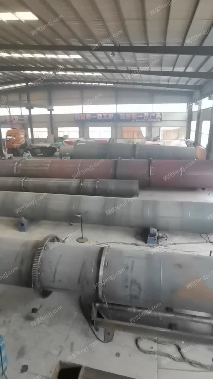 二手矿渣滚筒烘干机 污泥矿粉内热式烘...