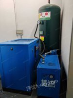 出售BK11-8G9成新捷滤15匹空压机三件套 
