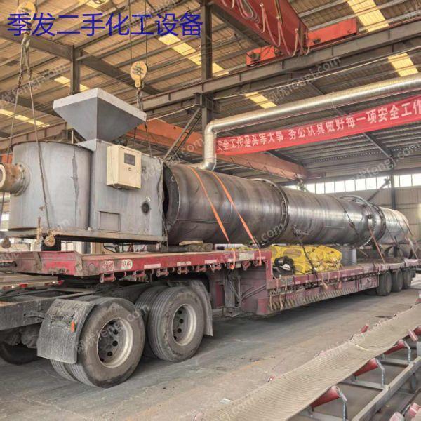 二手锯末滚筒烘干机 木屑刮板回转式烘干秸秆干燥设备 传导式加热 二手烘干机价格
