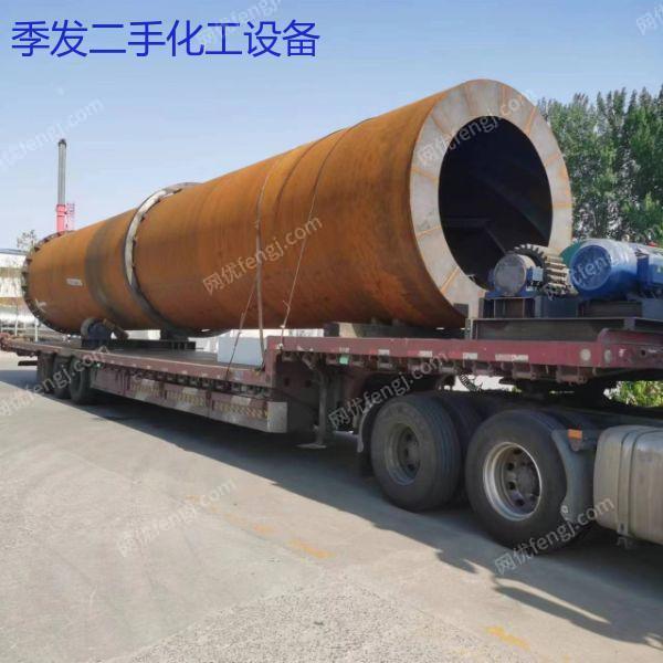 二手有机肥滚筒烘干机 木屑锯末回转式烘干粮食干燥设备 传导式加热 二手烘干机价格