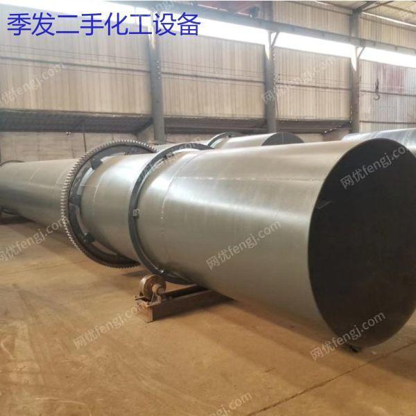二手有机肥滚筒烘干机 木屑锯末回转式烘干粮食干燥设备 传导式加热 二手烘干机转让