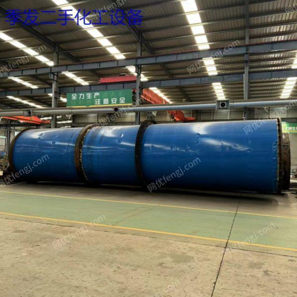 二手有机肥滚筒烘干机 木屑锯末回转式烘干粮食干燥设备 传导式加热 二手烘干机回收