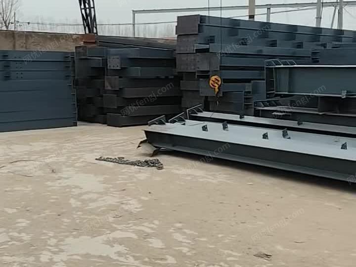 二手钢结构精品库房一个屋脊两跨 视频