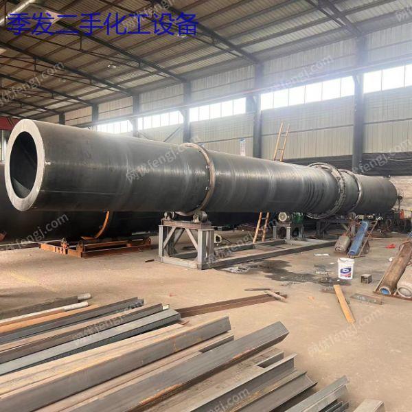 二手有机肥滚筒烘干机 木屑锯末回转式烘干粮食干燥设备 传导式加热 二手烘干机价格