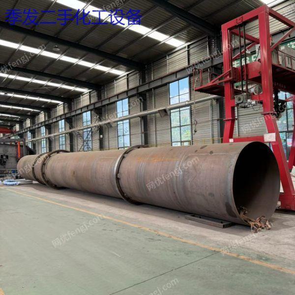 二手锯末滚筒烘干机 木屑刮板回转式烘干秸秆干燥设备 传导式加热 二手烘干机转让